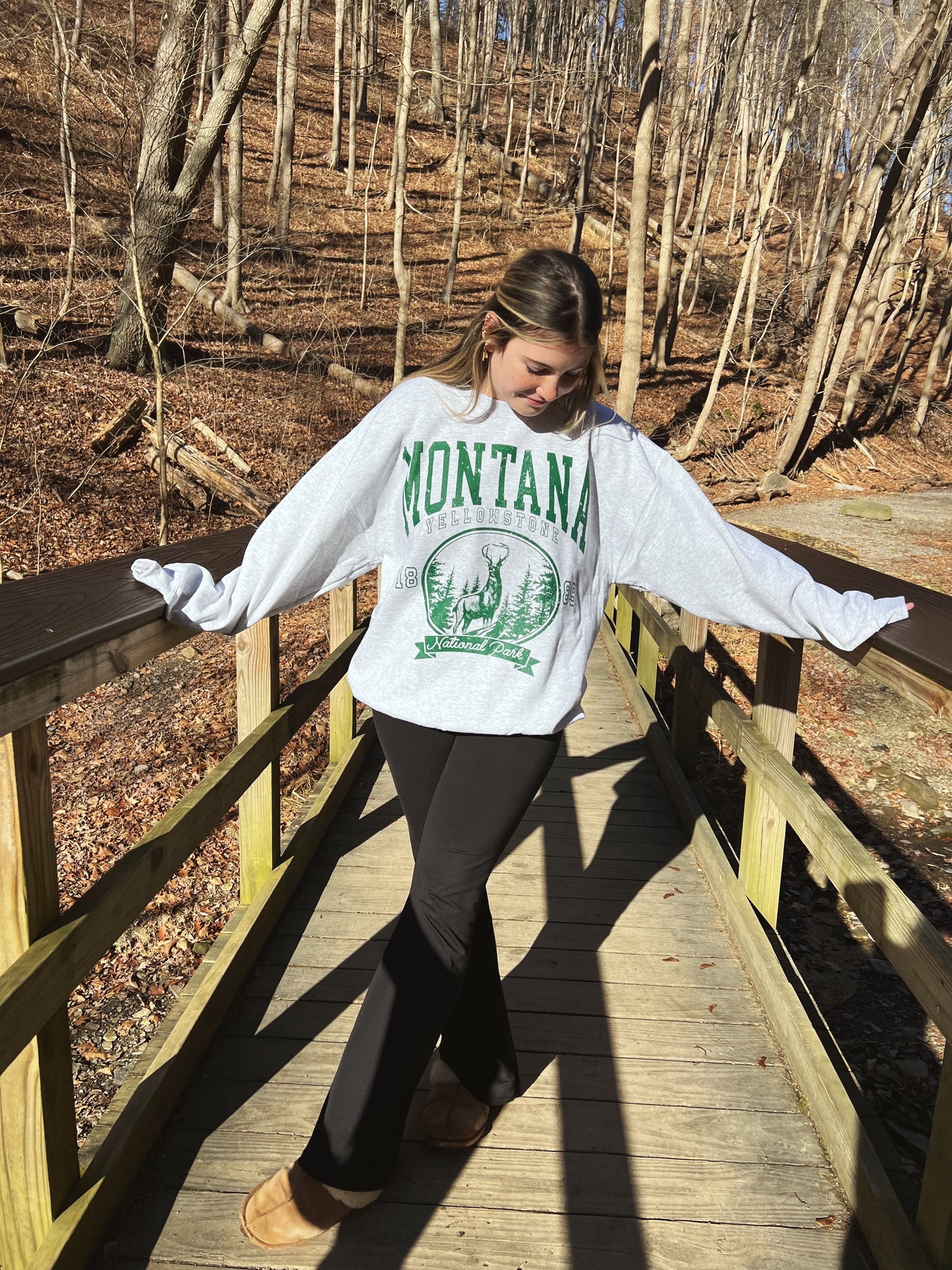 Montana Graphic Crewneck Sweatshirt