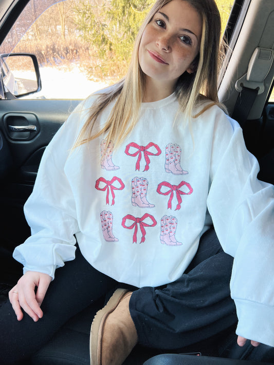 Cowgirl Cherries Crewneck Sweatshirt