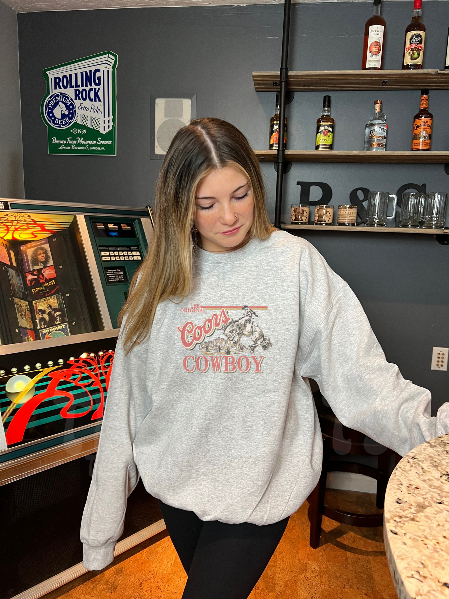 Coors Cowboy Crewneck Sweatshirt