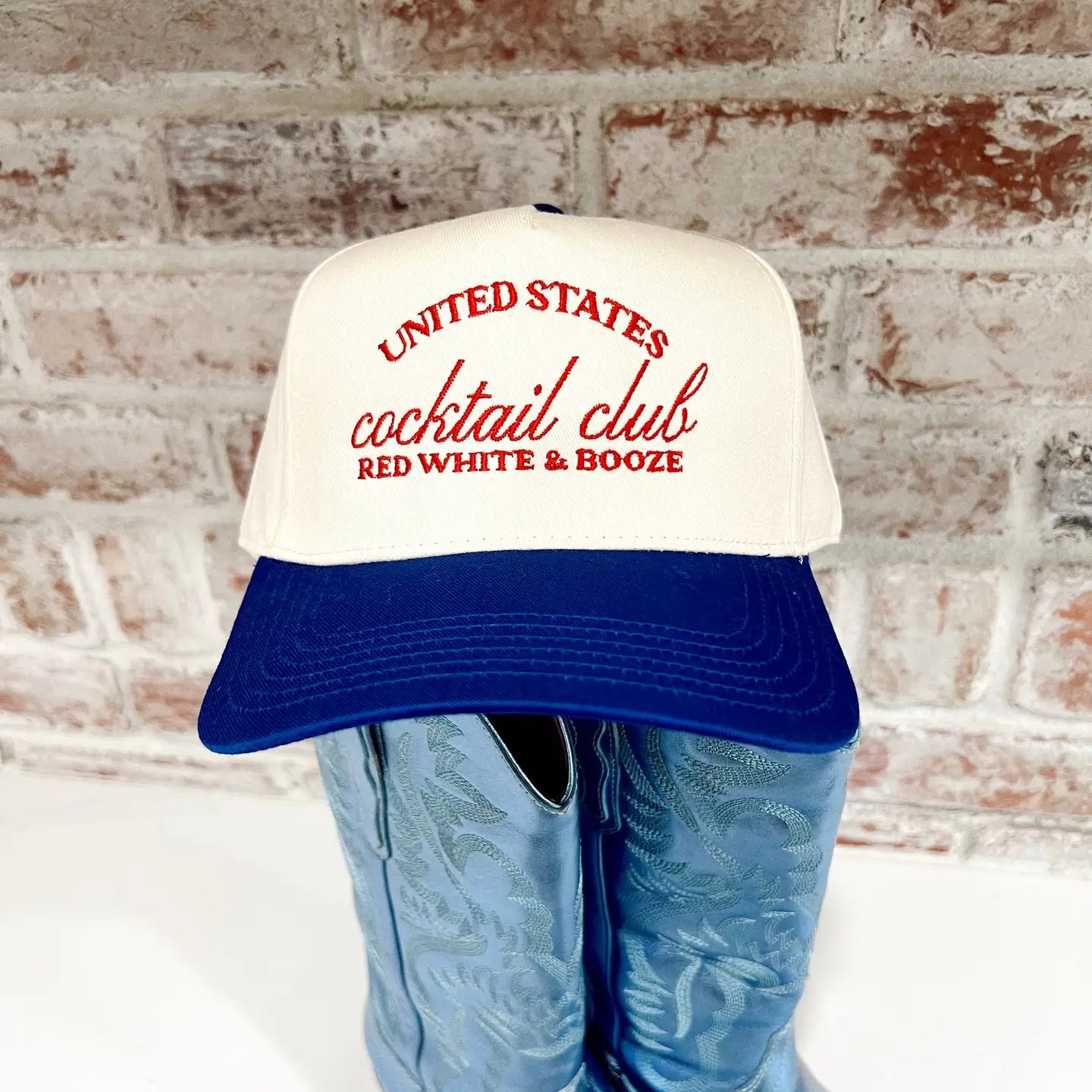 United States Cocktail Club Embroidered Hat