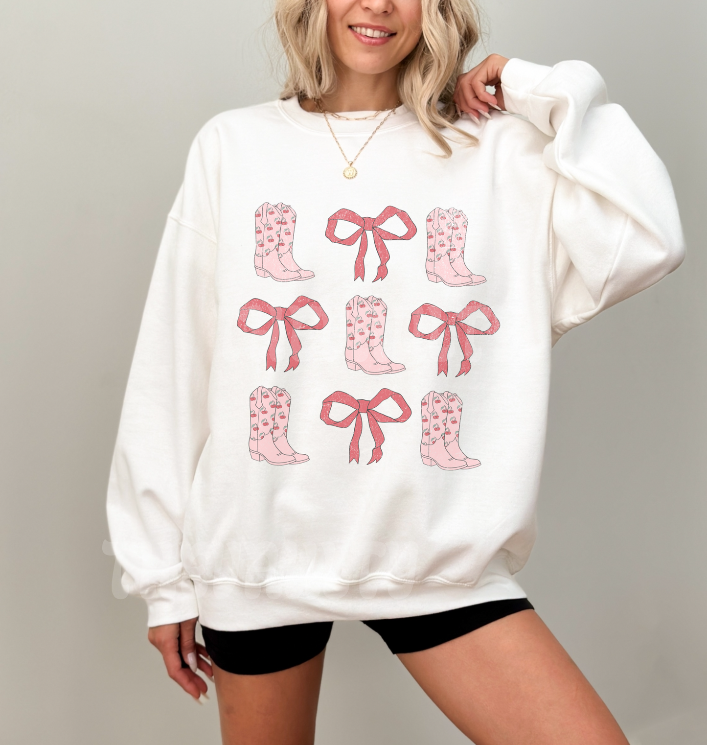 Cowgirl Cherries Crewneck Sweatshirt