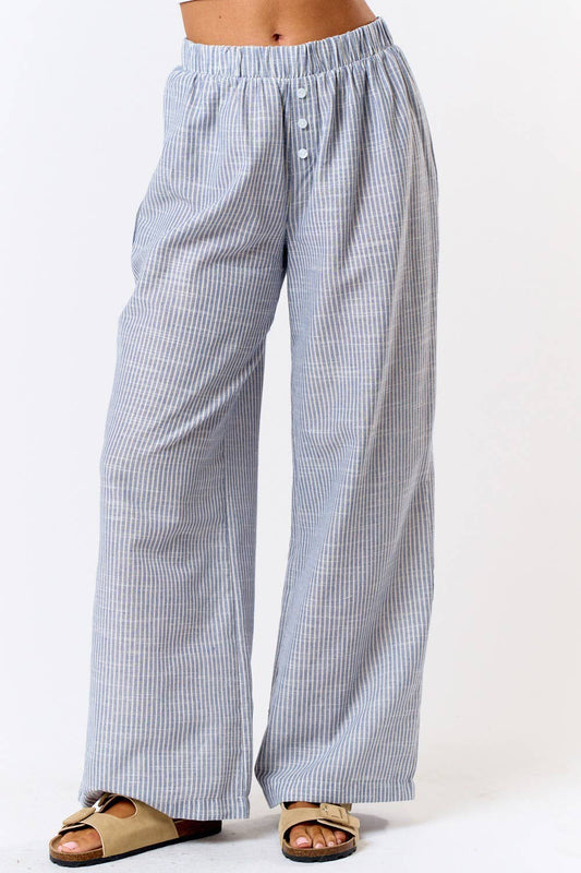 BLUE GINGHAM CHECK PAJAMA/LOUNGE PANT