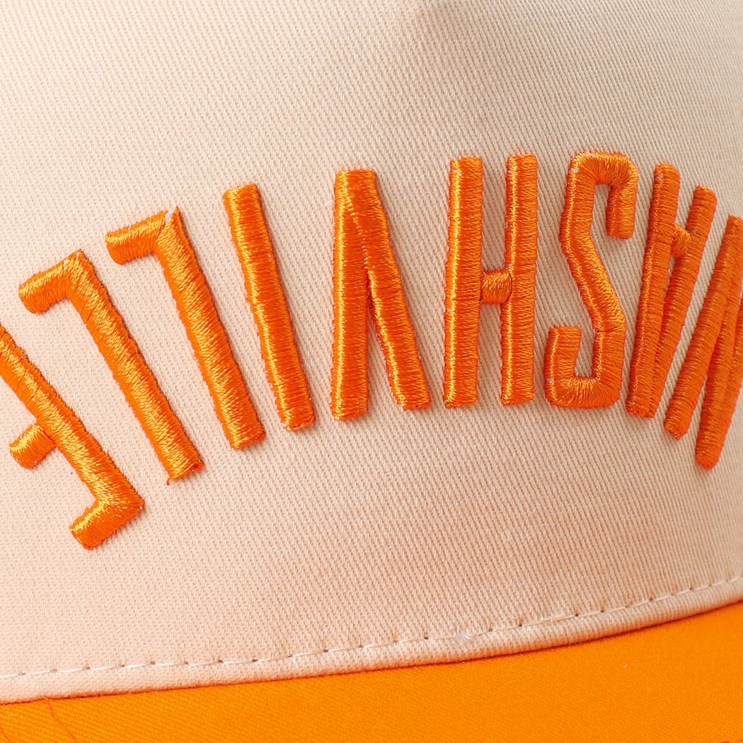 NASVILLE 3D Embroidered Two-Tone Trucker Hat