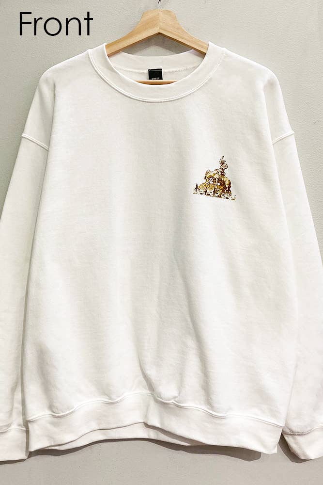 Cowboy Rodeo Oversized Sweatshirt