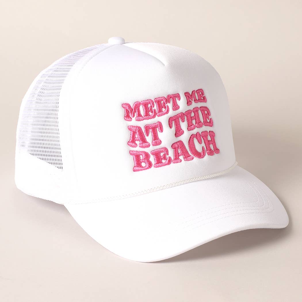 Meet Me At Beach Trucker Hat