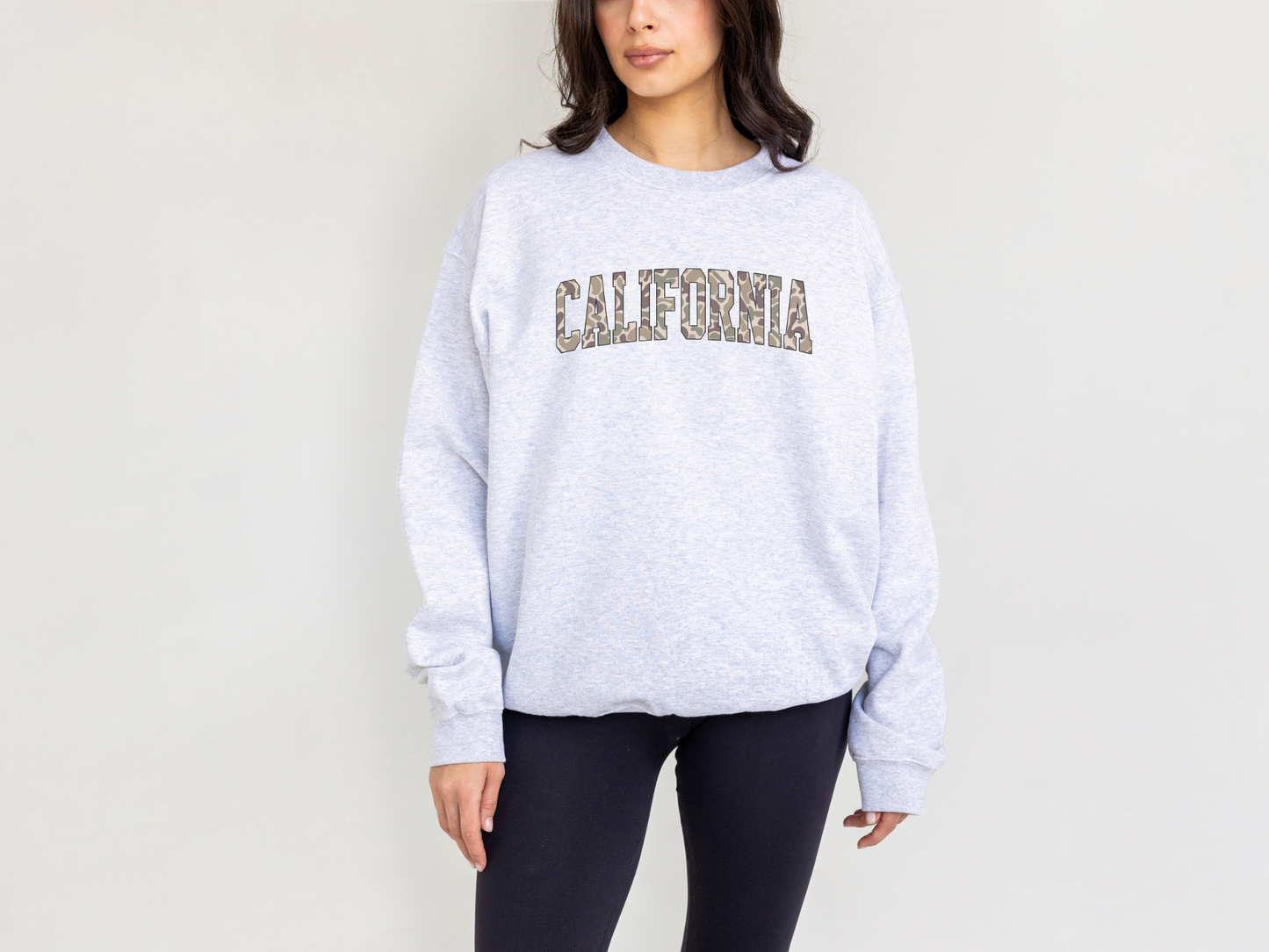 State Camo (A-M) Crewneck Sweatshirt