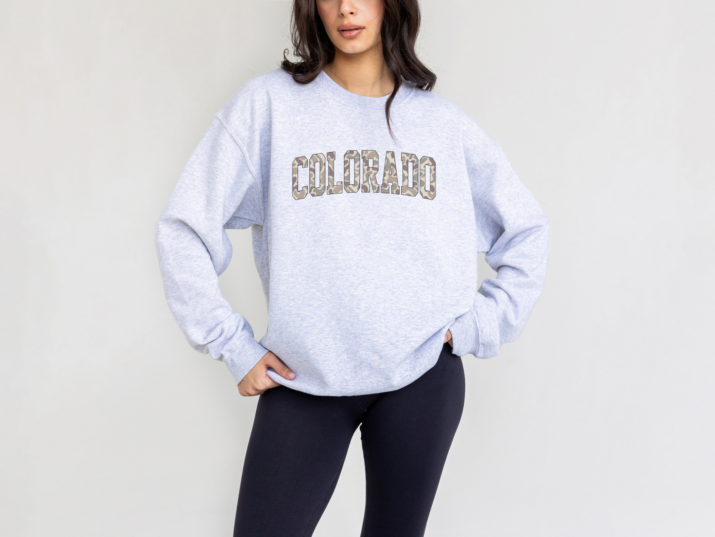 State Camo (A-M) Crewneck Sweatshirt