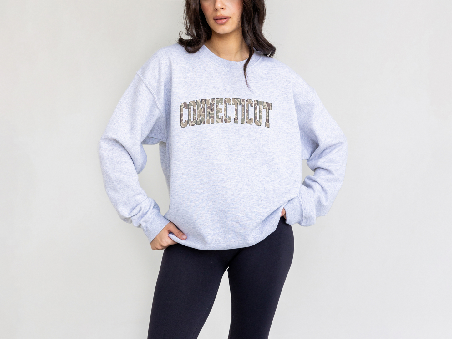 State Camo (A-M) Crewneck Sweatshirt