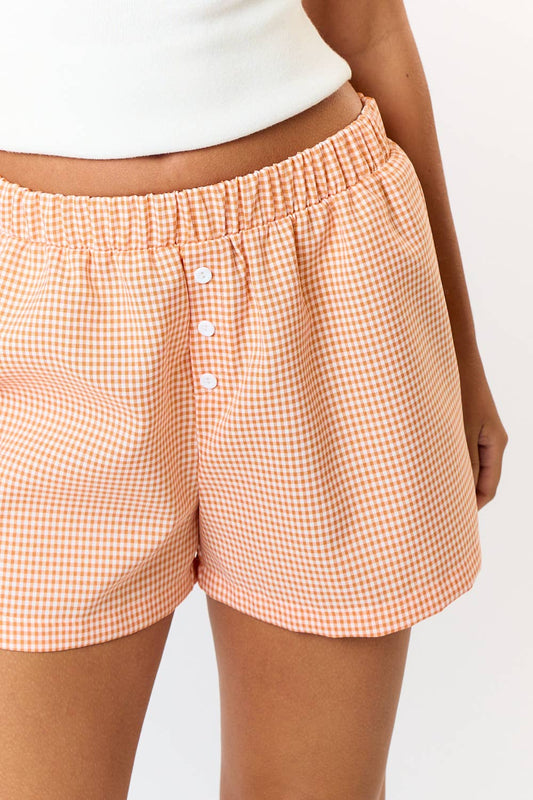 Orange Boxer Shorts