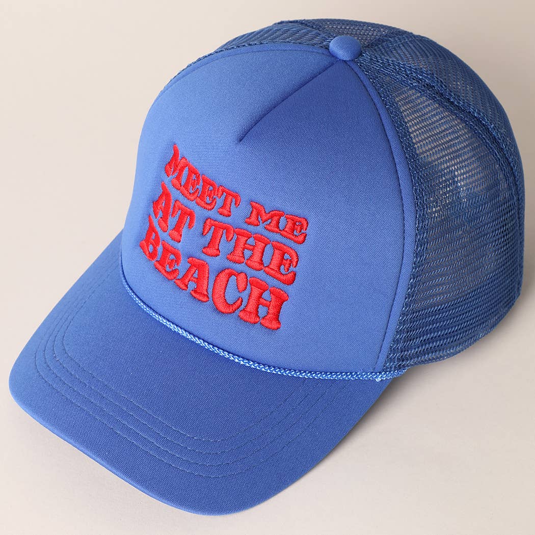 Meet Me At Beach Trucker Hat