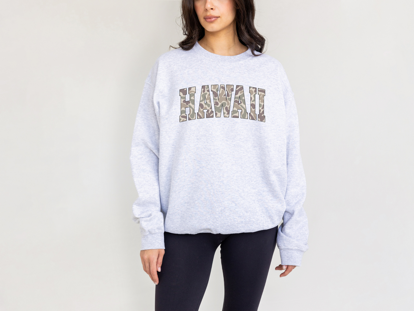 State Camo (A-M) Crewneck Sweatshirt