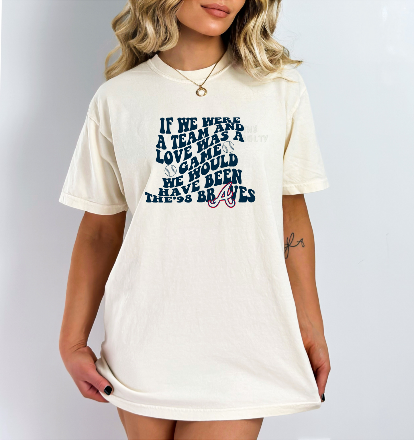 98 Lyrics Oversized Tee