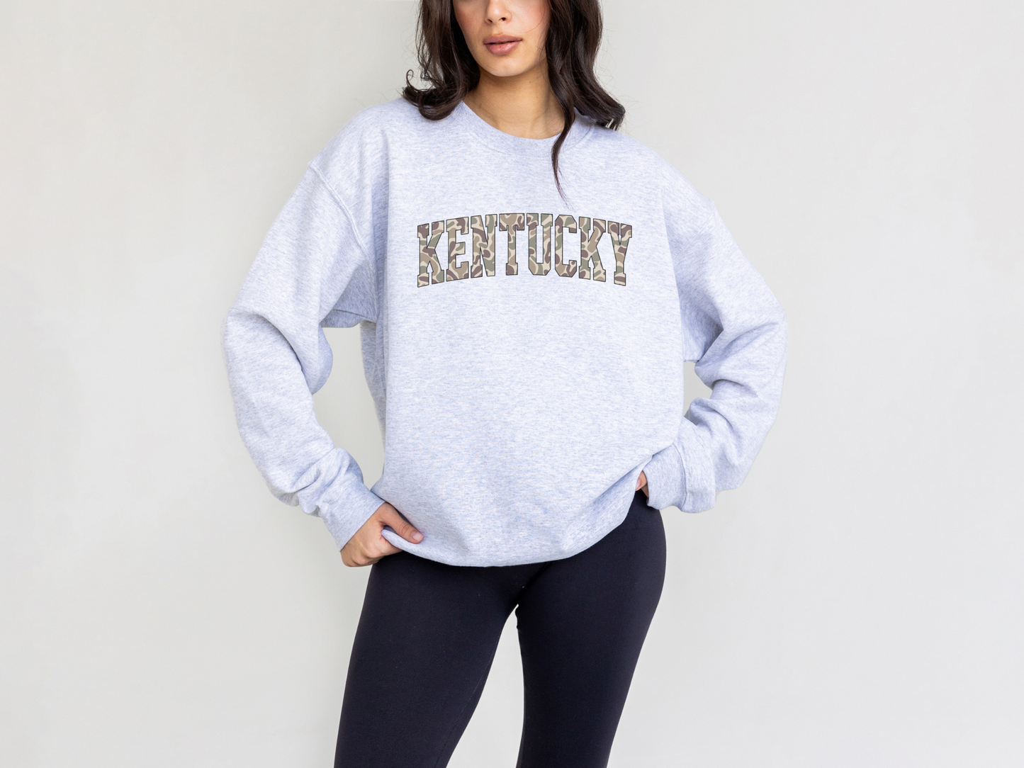 State Camo (A-M) Crewneck Sweatshirt