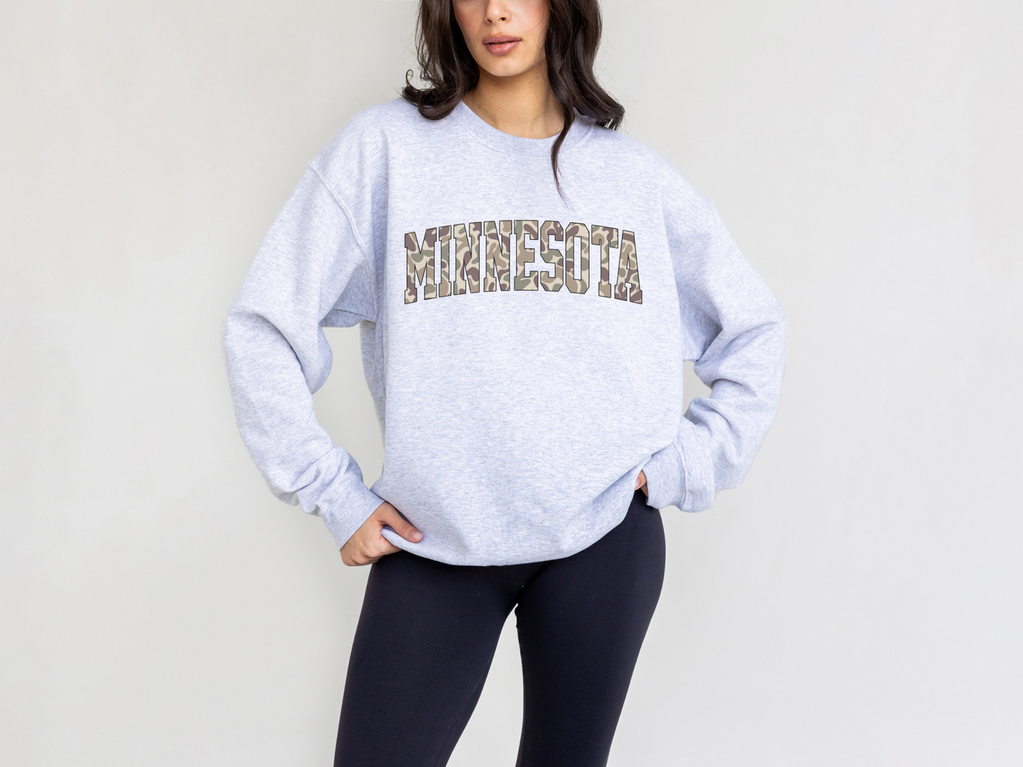 State Camo (A-M) Crewneck Sweatshirt