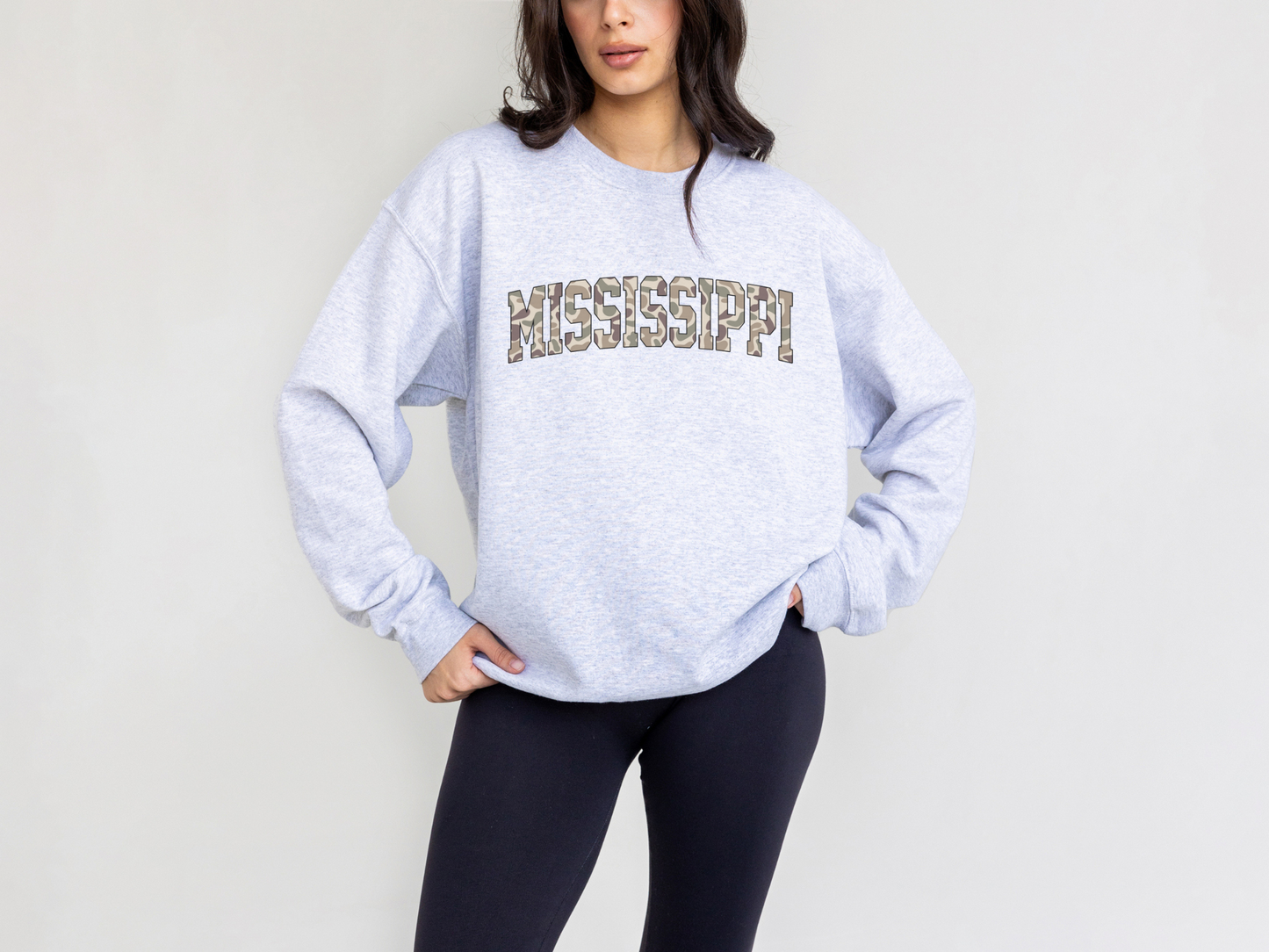 State Camo (A-M) Crewneck Sweatshirt