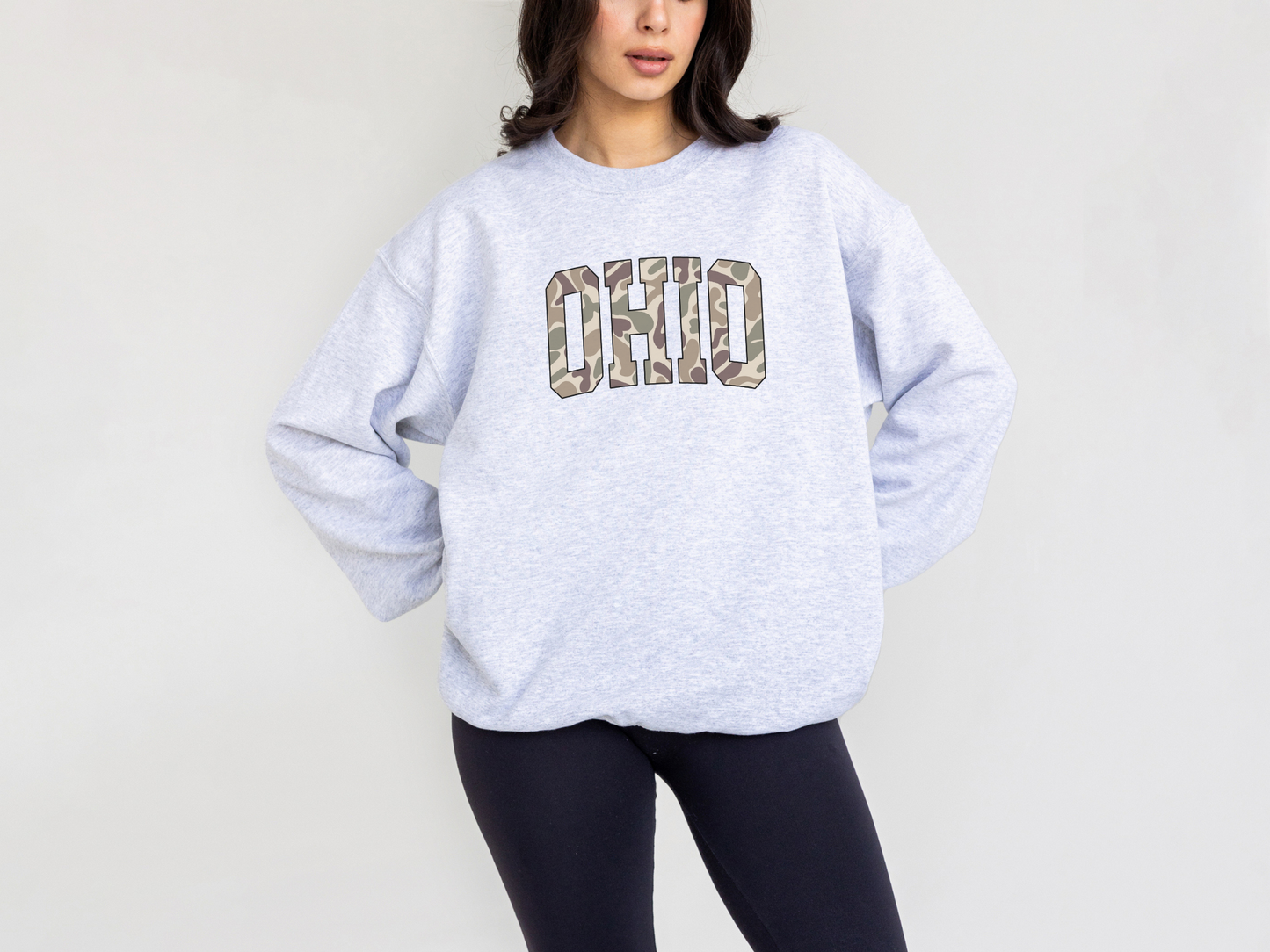 State Camo (N-W) Crewneck Sweatshirt