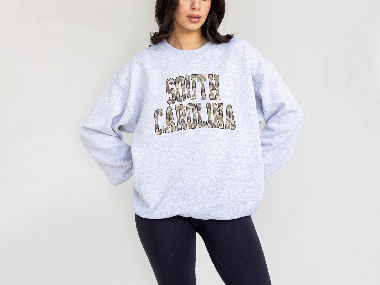 State Camo (N-W) Crewneck Sweatshirt