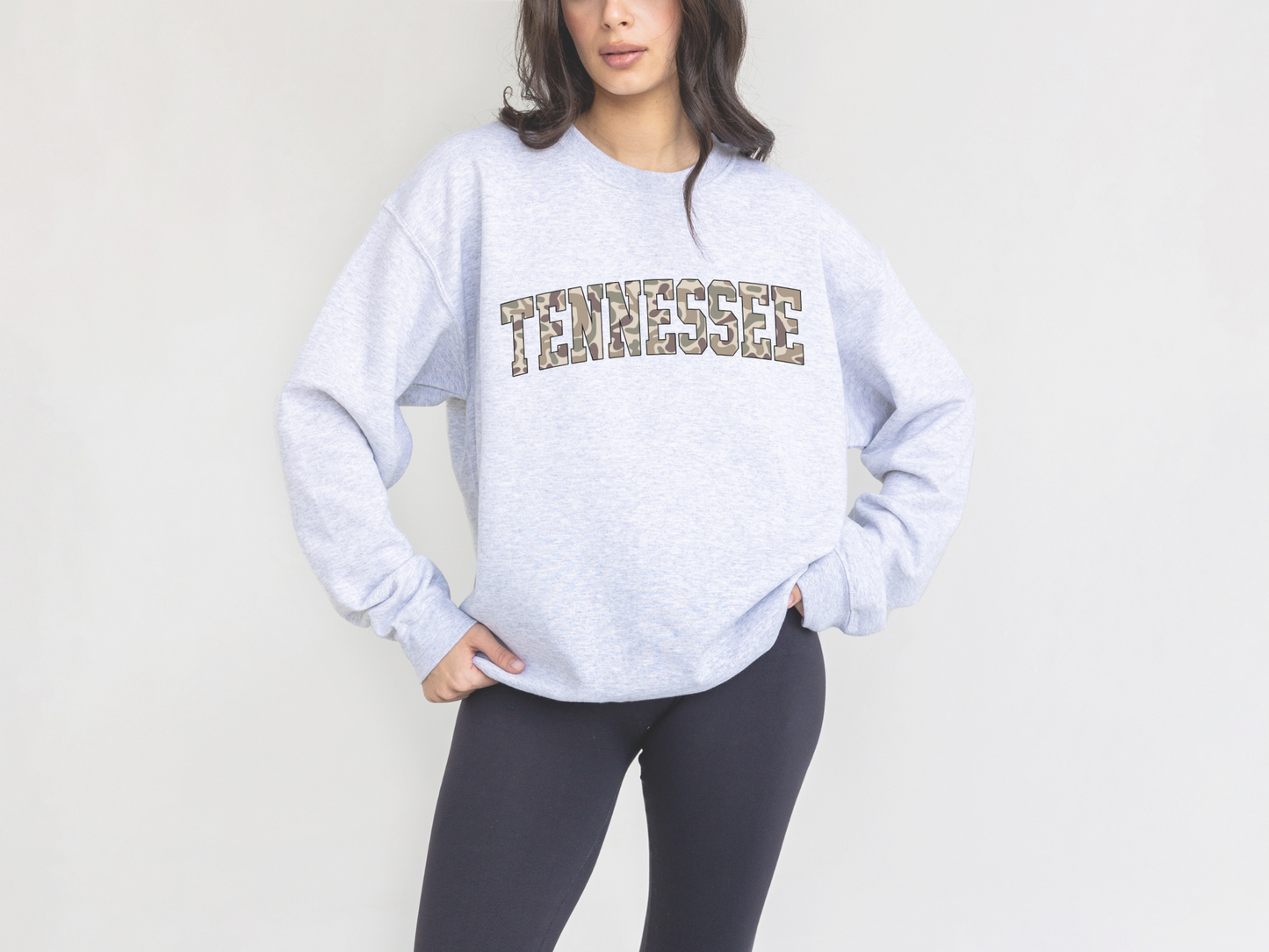 State Camo (N-W) Crewneck Sweatshirt
