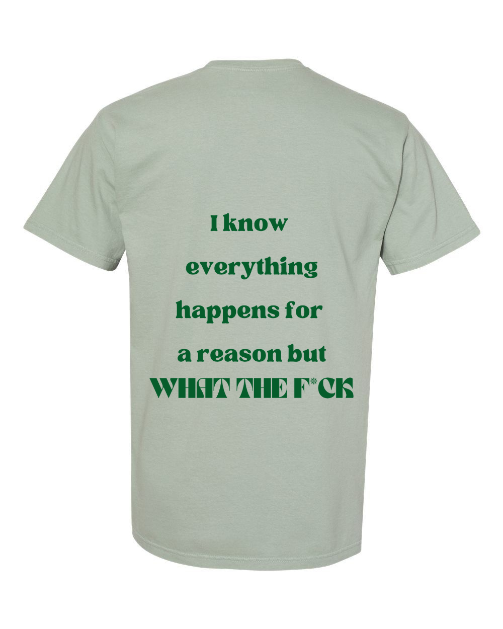 I know everything happens for a reason but WTF T-Shirt